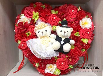 結婚熊(白紗)