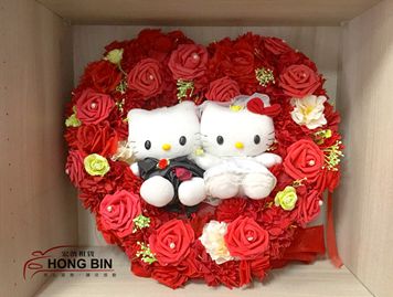 HELLO KITTY車頭彩(白紗)